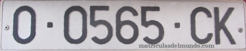 Matrícula de Asturias O-CK 0565
